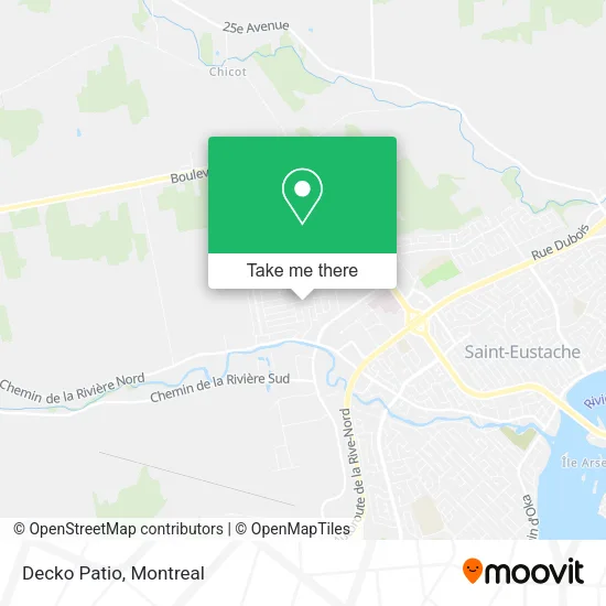Decko Patio map