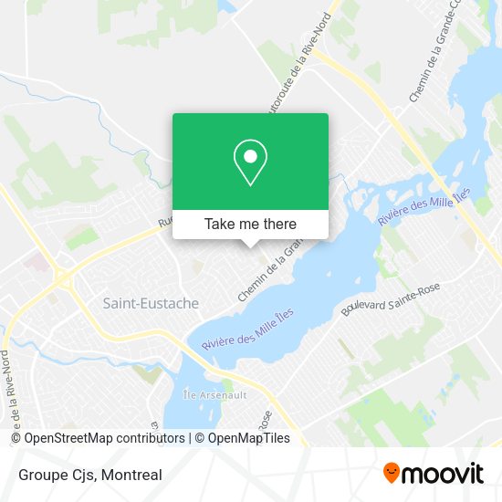 Groupe Cjs map