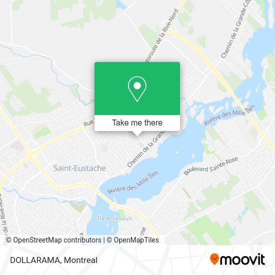 DOLLARAMA map