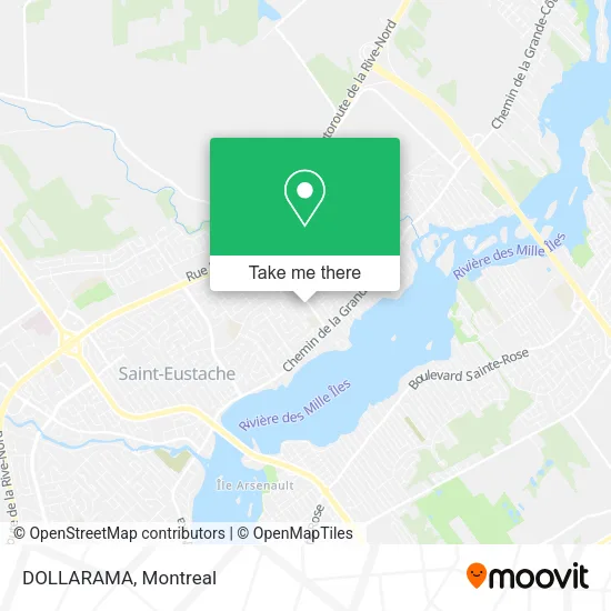 DOLLARAMA map