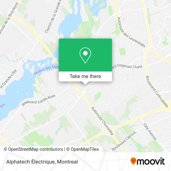 Alphatech Électrique map