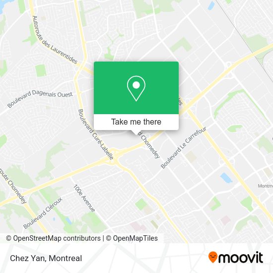 Chez Yan map