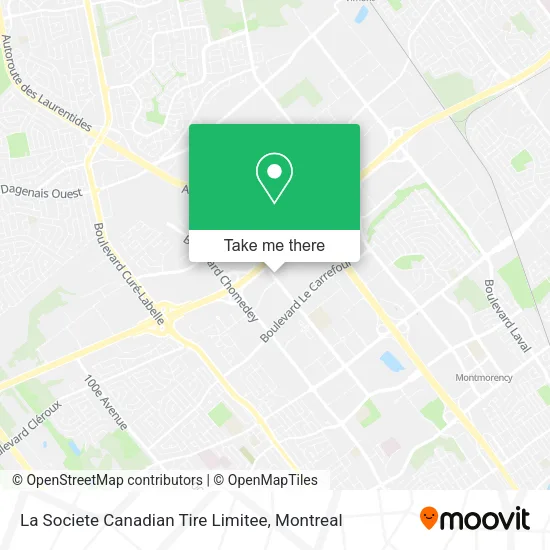 La Societe Canadian Tire Limitee map