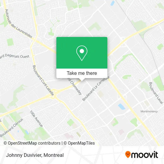 Johnny Duvivier map
