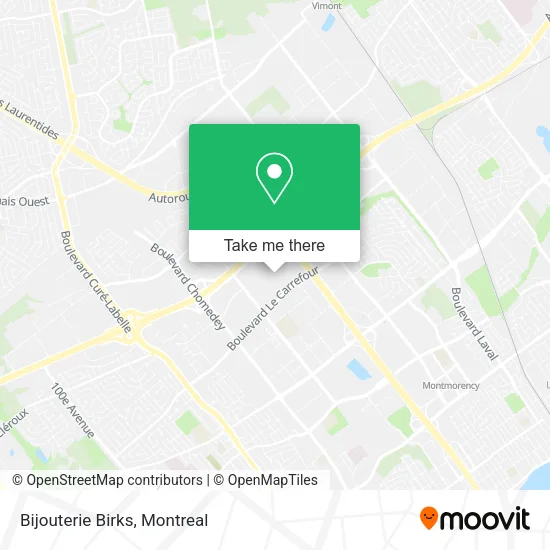 Bijouterie Birks map