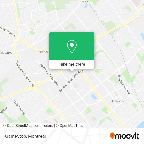 GameStop map