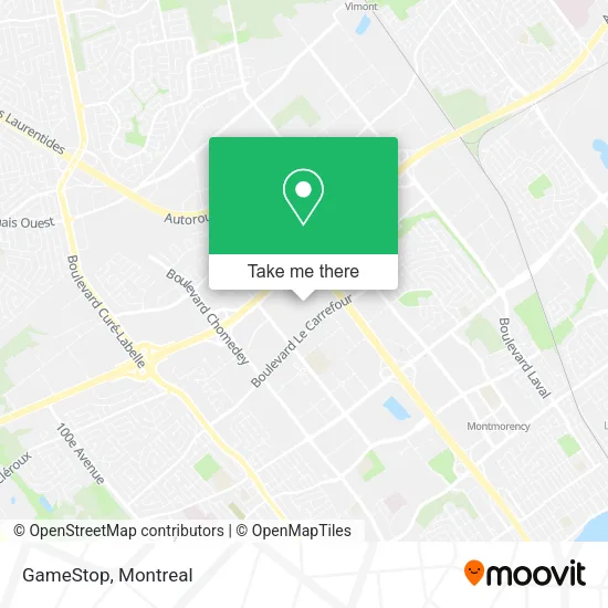 GameStop map