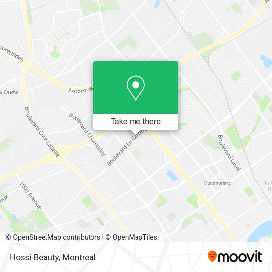 Hossi Beauty map