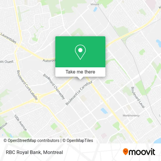 RBC Royal Bank map
