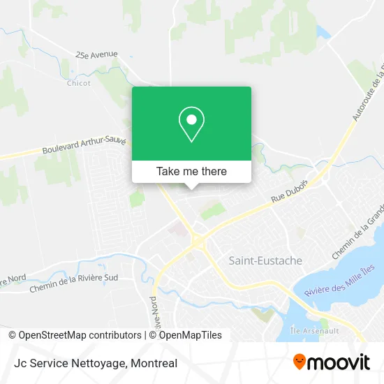 Jc Service Nettoyage map