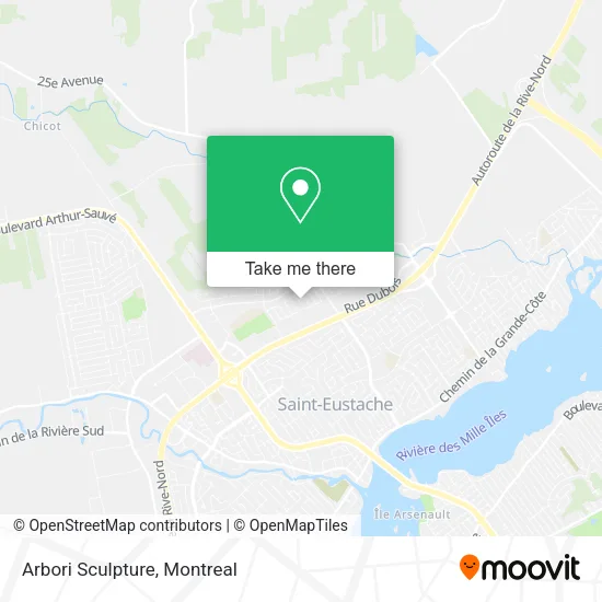 Arbori Sculpture map