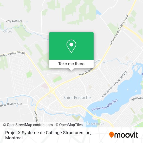 Projet X Systeme de Cablage Structures Inc map