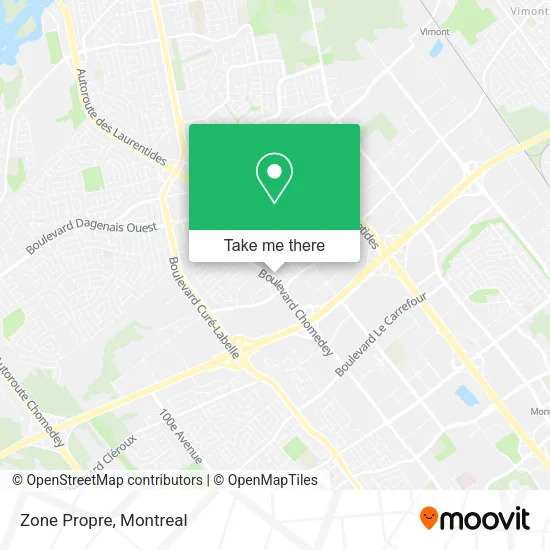 Zone Propre map