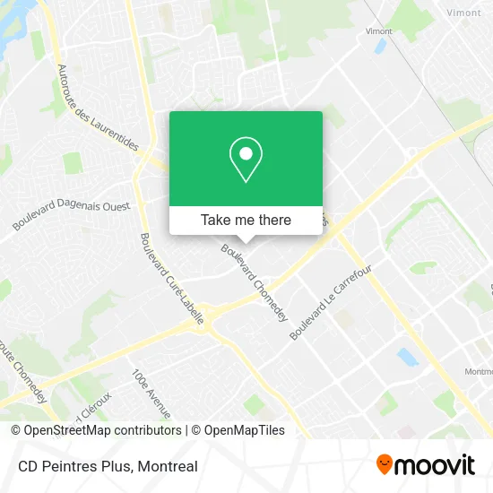 CD Peintres Plus map