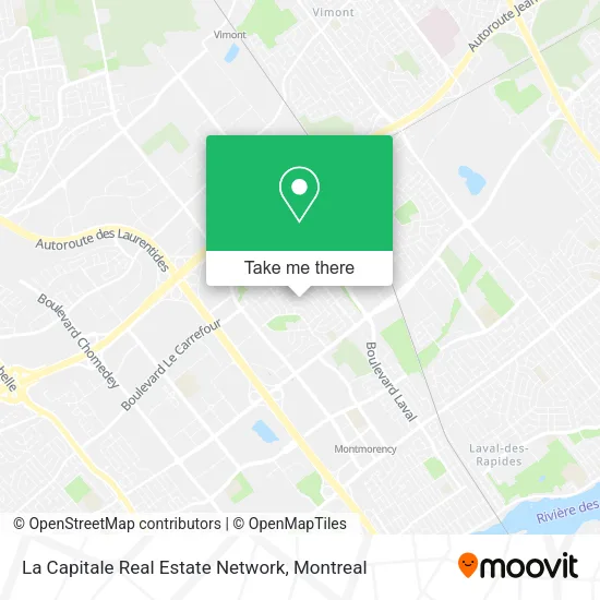 La Capitale Real Estate Network map