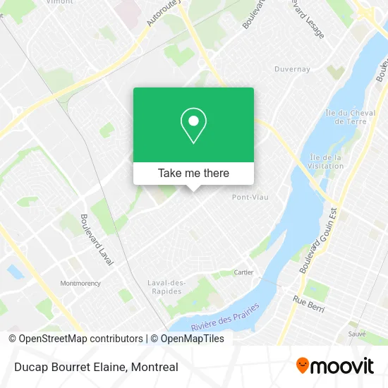 Ducap Bourret Elaine map