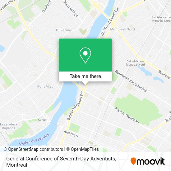 General Conference of Seventh-Day Adventists map