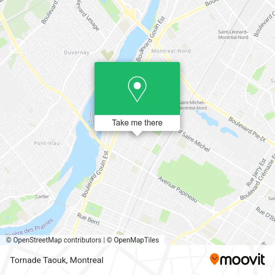 Tornade Taouk map