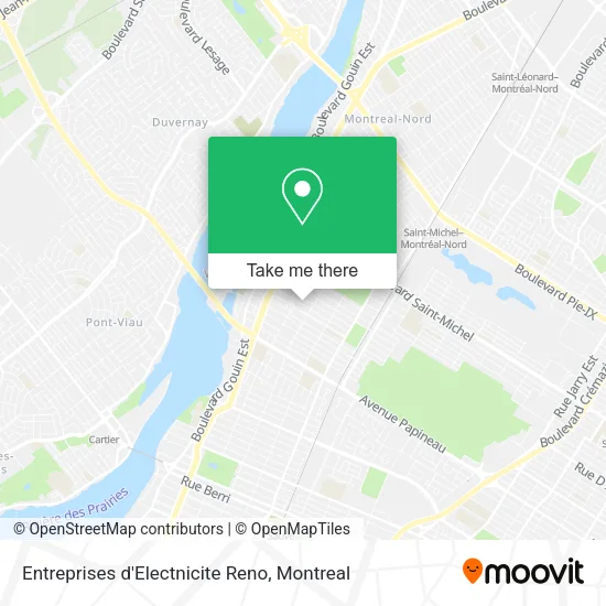 Entreprises d'Electnicite Reno map