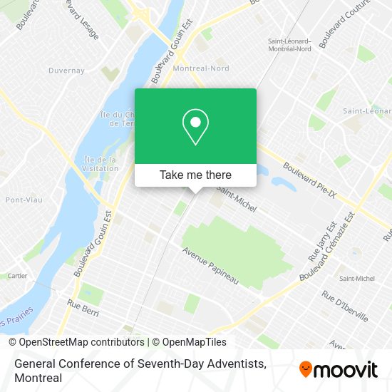 General Conference of Seventh-Day Adventists map