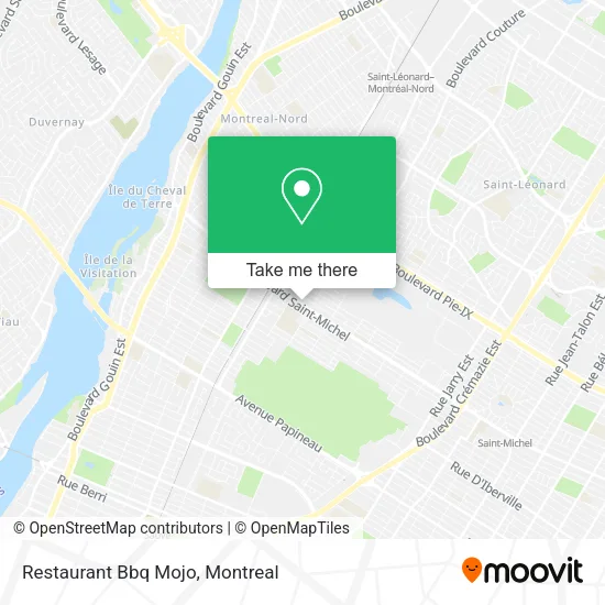 Restaurant Bbq Mojo map