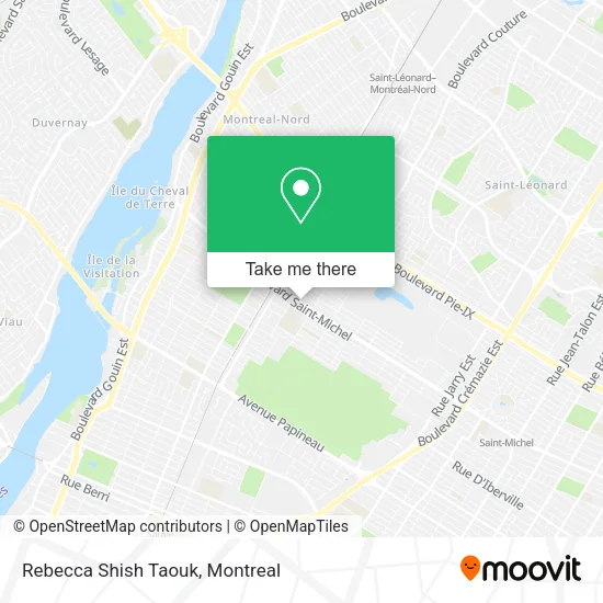 Rebecca Shish Taouk map