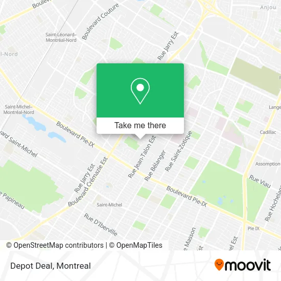 Depot Deal map