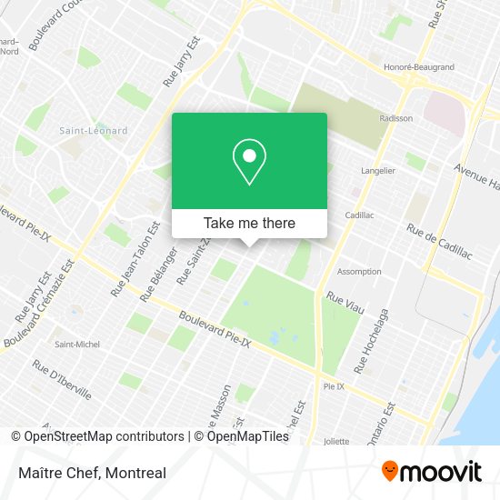 Maître Chef map