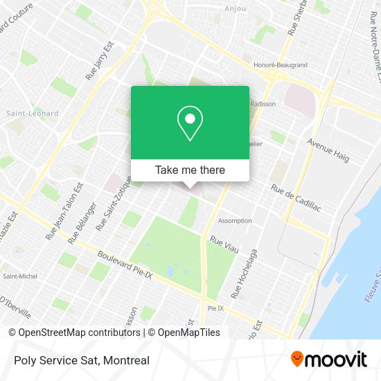 Poly Service Sat map
