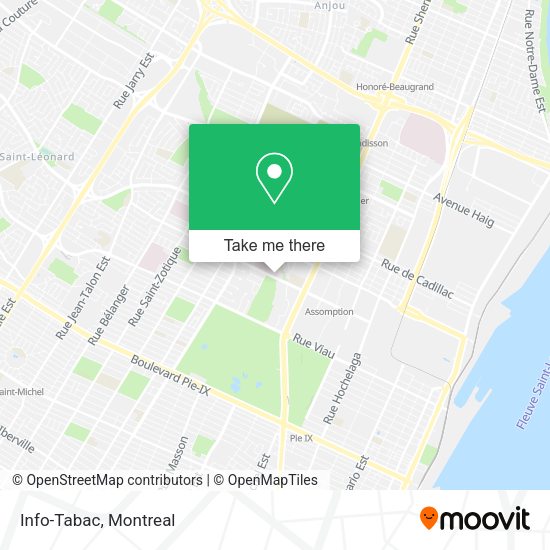 Info-Tabac map