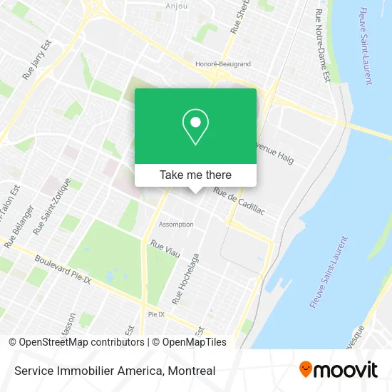 Service Immobilier America map