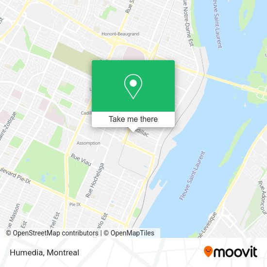 Humedia map