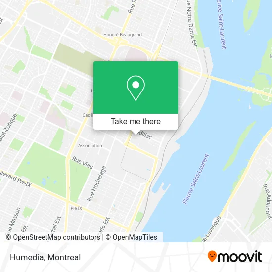 Humedia map