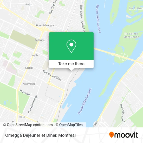 Omegga Dejeuner et Diner map