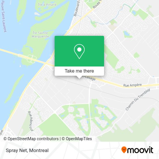 Spray Net map