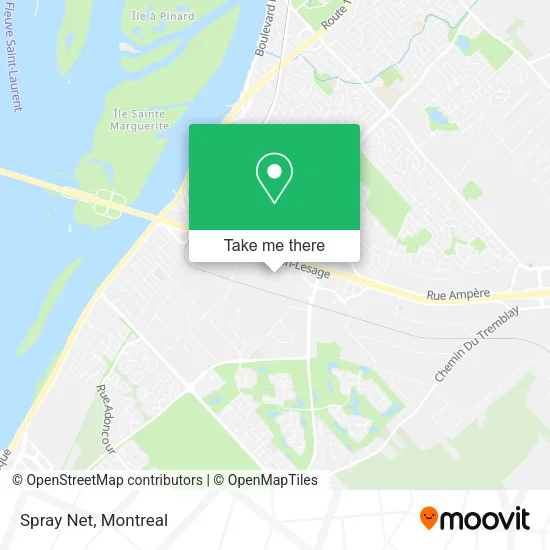 Spray Net map