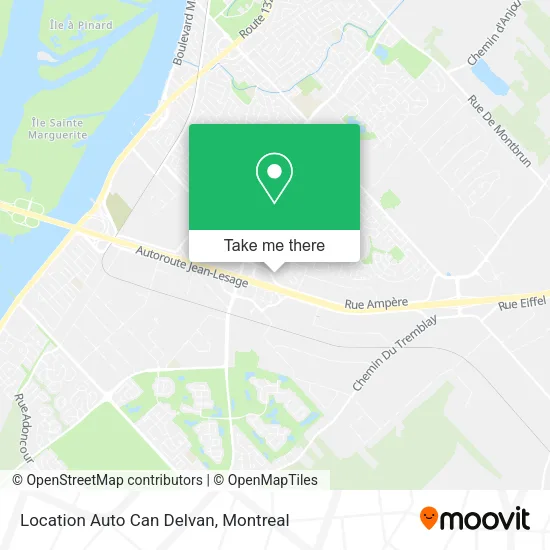 Location Auto Can Delvan map