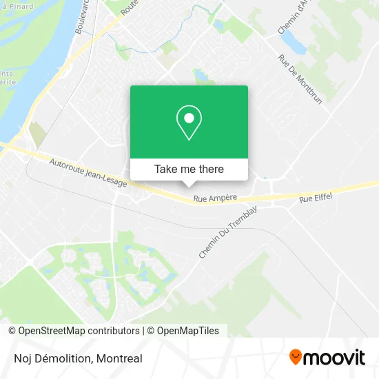 Noj Démolition map