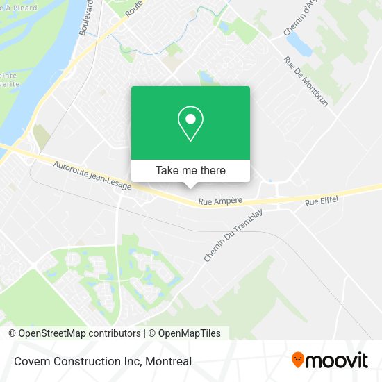 Covem Construction Inc map