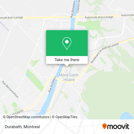 Durabath map