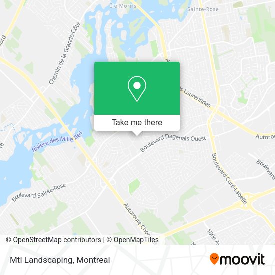 Mtl Landscaping map