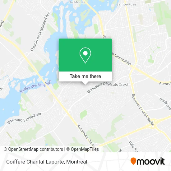 Coiffure Chantal Laporte map