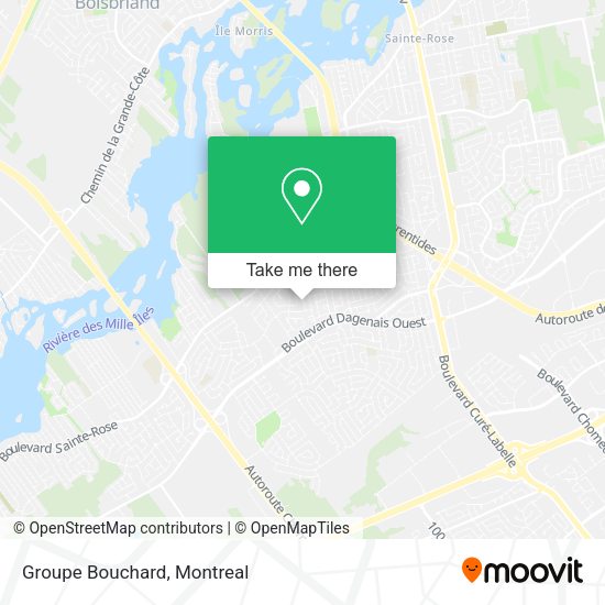 Groupe Bouchard map