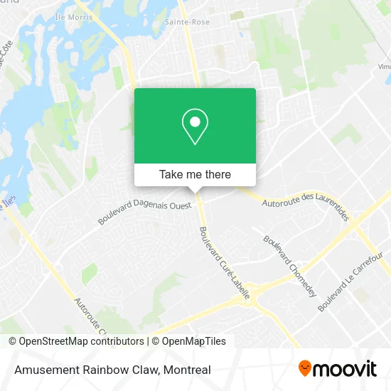 Amusement Rainbow Claw map