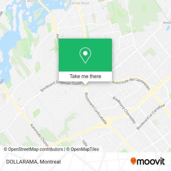 DOLLARAMA map