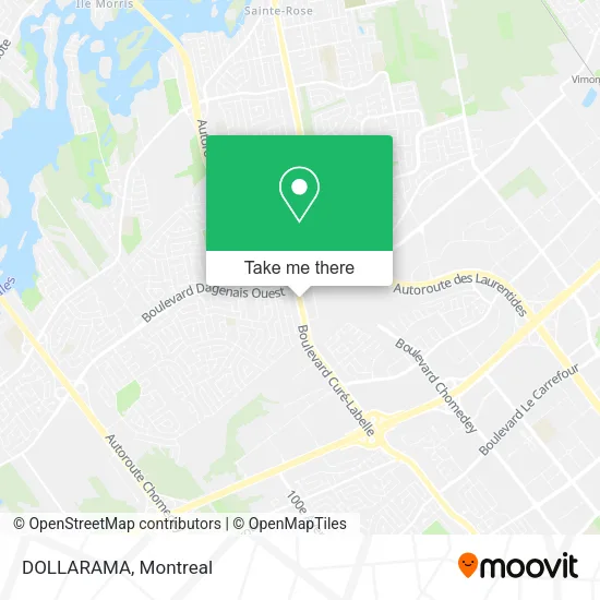 DOLLARAMA map