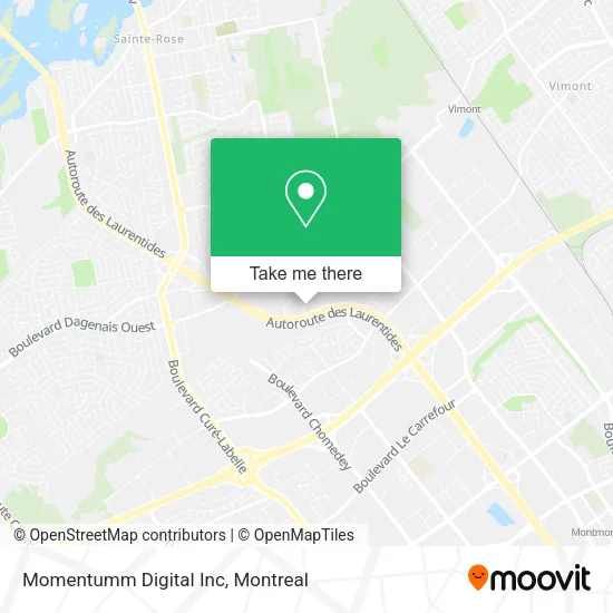 Momentumm Digital Inc map