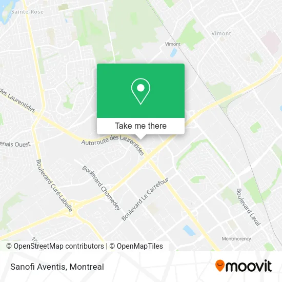 Sanofi Aventis map