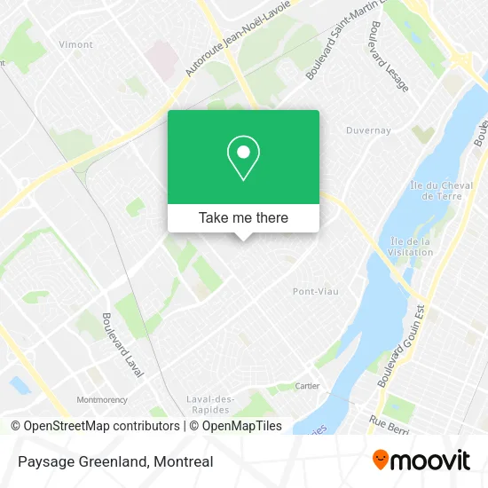 Paysage Greenland map