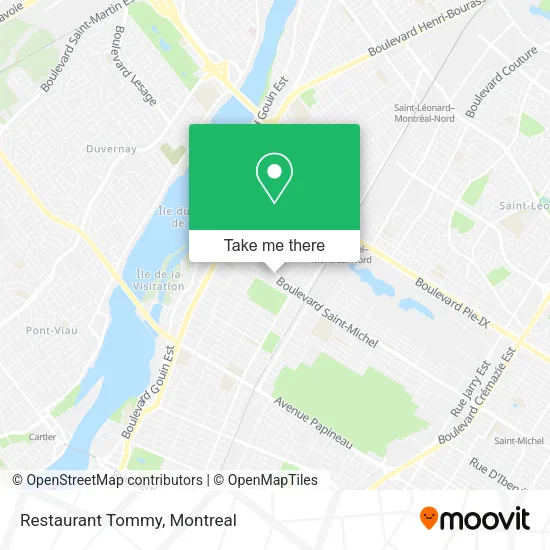 Restaurant Tommy map